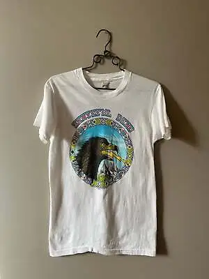 VINTAGE VERY RARE 1980s  DAVID LUNDQUIST  DESIGN GRATEFUL DEAD FALL TOUR T SHIRT • $80