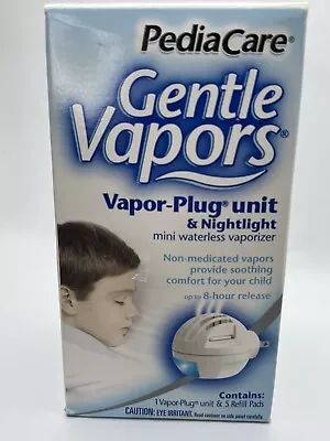 PediaCare Gentle Vapors Plug In Unit & Nightlight Waterless New • $25