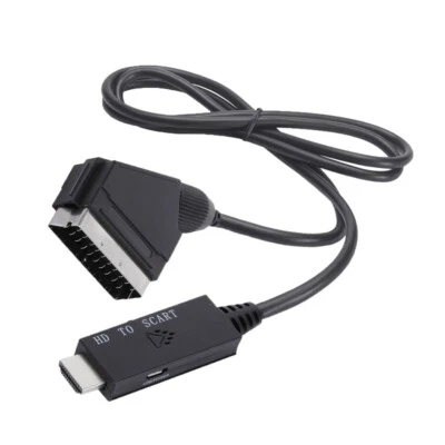 £7.76 • Buy HDMI To Scart Converter HDMI Input To Scart Output Audio Video Cable Adapter⭐