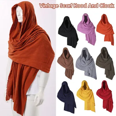 Medieval Pirate Scarf Hood Cloak Halloween Cosplay Renaissance Shoulder Cape. • $20.79