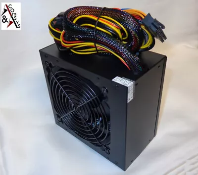 £17.28 • Buy ATX PC Supply 600 W Watt Gamer 20/24 P4+4 P6+2 Pcie 3x SATA 2x Ide 14cm Fan