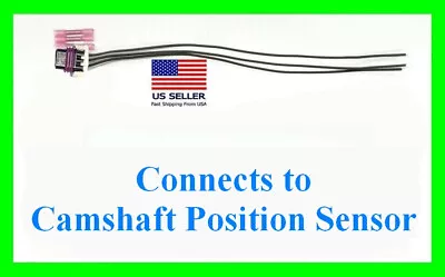 Fits Chevy GMC Camshaft Position Sensor Connector Pigtail Plug Harness Wiring • $22.99