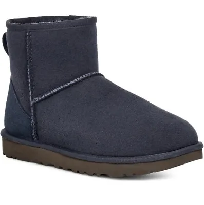 NEW Ugg Australia Classic Mini II 1016222 Boot Shearling Lined Eve Blue US 8 • $100