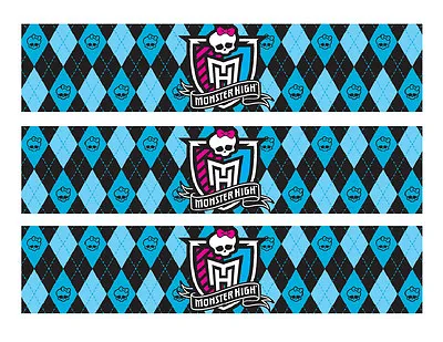 Monster High Edible Cake Strips Cake Wraps Decorations • $9.95