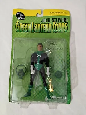 $11.99 • Buy DC Direct John Stewart Green Lantern Corps Poseable Action Figure In Box