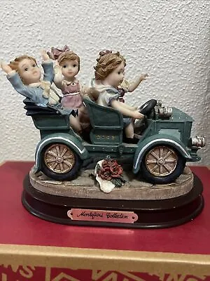 Vintage Rare MONTEFIORI COLLECTION Four Children In Car • $18.99