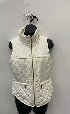 Michael Michael Kors Women White Vest Sz M • $14.99