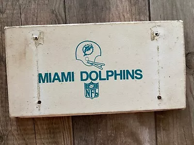 VINTAGE MIAMI DOLPHINS STADIUM SEAT Back NFL FOLDING BLEACHER CHAIR Back Only • $12