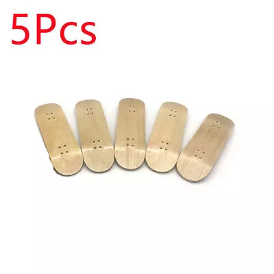 5pcs Handmade Wooden Fingerboards Lot Tech Deck 30mm X 100mm Maple 5 Ply • $5.83