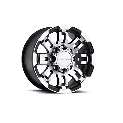 Vision Wheel 375H7835GBMF18 Single Black W/ Machined Lip 375 Warrior 17x8.5 Rim • $169.97