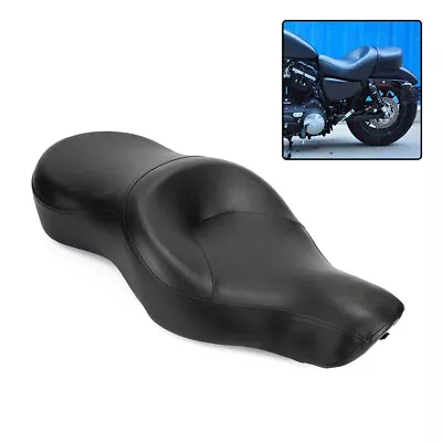Motorcycle Driver Passenger Seat For Harley Sportster XL 1200C XL 1200L XL 883L • $119.99