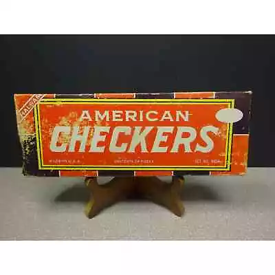 Vintage HALSAM American Checkers Set No 145H Made In USA Original Box • $8.99