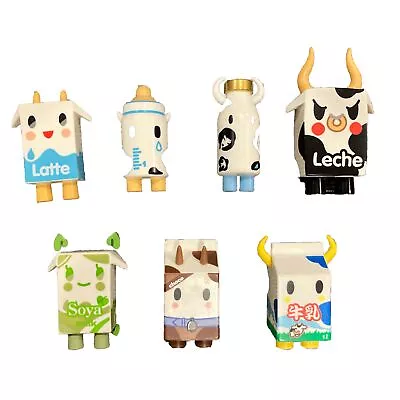 Lot Of 7 Tokidoki Moofia Milk Cartons Figures • $35