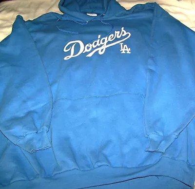 C Port And Company Hooded Light Blue Sweatshirt-Size 3XL-MLB LOS ANGELES DODGERS • $25