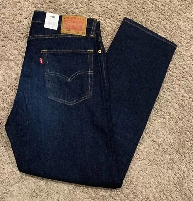 Levi's 513 Slim Straight Blue Jeans W/ Flex Stretch Men's Sizes RT$69.5 NWT 0942 • $44.99