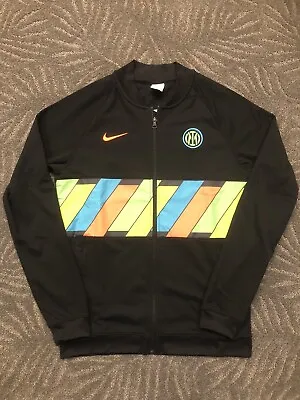 $90 • Buy Nike Black Inter Milan I96 Anthem Raglan Full-Zip Track Jacket Sz M NWT