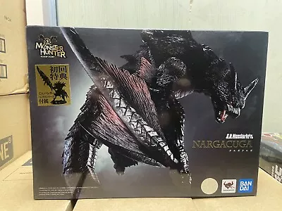 S.H.Monster Arts Monster Hunter World Iceborne Nargacuga Figure Bandai Japan Toy • $275