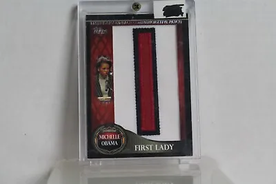 1st Lady Michelle Obama 2009 Topps Legendary Lineage Commemorative Patch 24/50 • $175.95