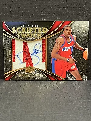 2008-09 UD Exquisite DeAndre Jordan Auto Patch Rookie Scripted Swatches /25 RPA • $450