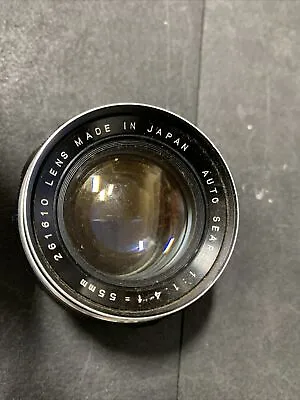 Sears Auto 55mm F1.4 M42 Mount Famous Tomioka Made Lens No Caps • $63.99