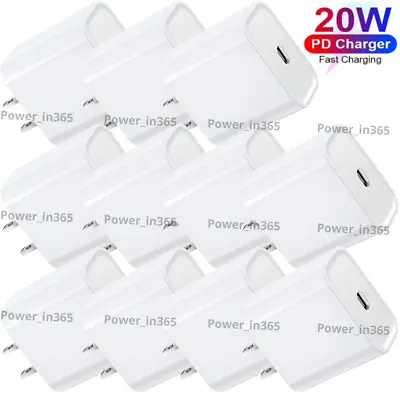 Wholesale Bulk For IPhone IPad 20W USB C Type C Power Adapter Fast Charger Block • $13.29