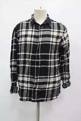 Label Of Graded Goods Men's Flannel Shirt Beige L Pre-Owned • $8.99