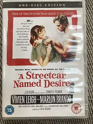 A Streetcar Named Desire DVD (2006) Marlon Brando Kazan (DIR) Cert 15 • £2.50