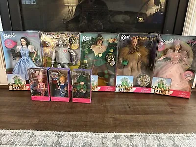 8 Barbie Wizard Of Oz 1999 Complete Collection Set Includes 3 Munchkin Set • $275