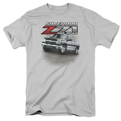 Chevrolet Z71 T Shirt Mens Licensed Classic Truck Tee Chevy Silverado Silver • $17.49