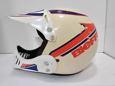 Vintage Bieffe Helmet Motocross GR 1050 Size Extra Small DOT • $39.99