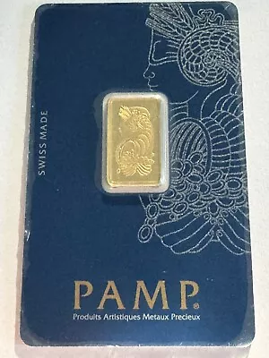 5 Gram Gold Bar - PAMP Suisse - Veriscan - 999.9 Fine In Sealed Assay • $400