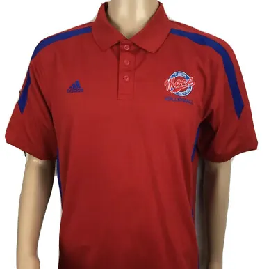 Adidas Florida Mocs Southern Polo Shirt Volleyball Athletic Climalite Men Sz L  • $25.99