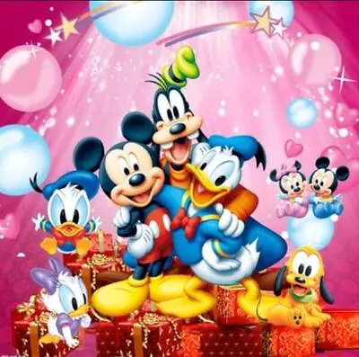 £4.68 • Buy Full Drill 5D Diamond Painting Mickey Mouse Home Embroidery Decor Cross Stitch