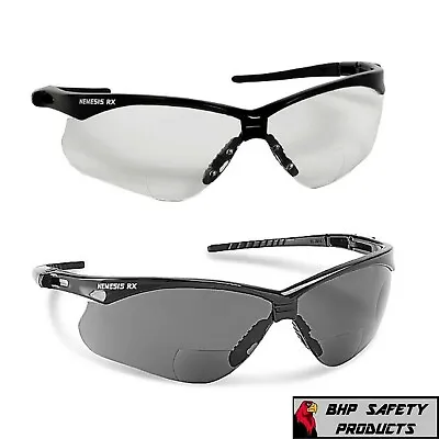 Inner Bifocal Safety Reading Sunglasses Glasses Sun Reader Ansi Z87.1+ (1 Pair) • $12.99