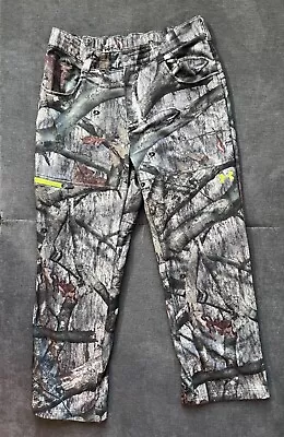 Under Armour Mossy Oak Tree Stand Camo Scent Control Zip Cargo Pants XL Olive • $35