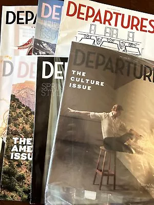 Departures Magazine AMEX American Express Platinum Travel Lot Of 7 • $34.99