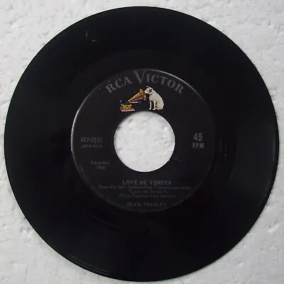 Elvis Presley - Love Me Tender / Anyway You Want - 1959 Dot  Rca 447-0616 Vg/nm • $6