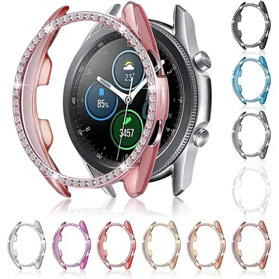 Bling Crystal Cover Case + Screen Protector For Samsung Galaxy Watch 3 41MM/45MM • $11.99