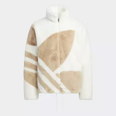 New Adidas Mens FUR JACKET TR OFF WHITE / MAGIC BEIGE HR3485 M - 3XL TAKSE • $202.30