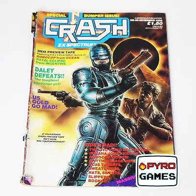 Crash Magazine - Issue 58 - November 1988 - Robocop • £8.95