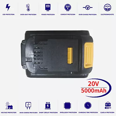 Power Tool Cordless Battery For DeWalt DCD785P2 DCD785N DCD790 (20V 5000mAh) • $59.98