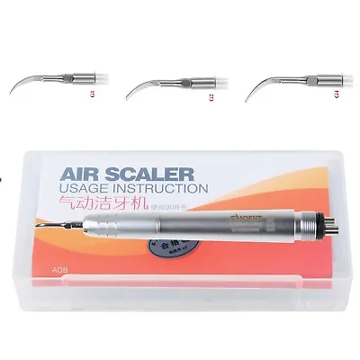 Dental Hygienist Ultrasonic Air Perio Scaler Handpiece 4 H+3 Original Tips OR • $27.90