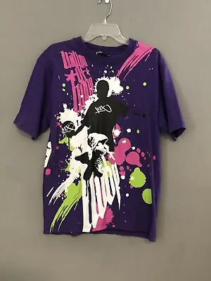 K1X Men’s Medium Tshirt Purple Graphic Nation Of Hoop • $16