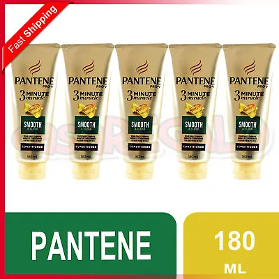 PANTENE 180mL PRO V CONDITIONER 3 MINUTE MIRACLE SMOOTH & SLEEK • $12.19