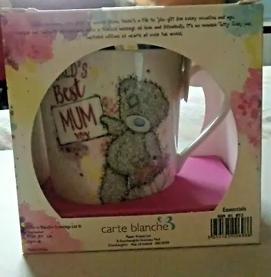 Me To You World's Best Mum Mug/cute Tatty Teddy/New In Box/(Mother Day Present) • £9.80