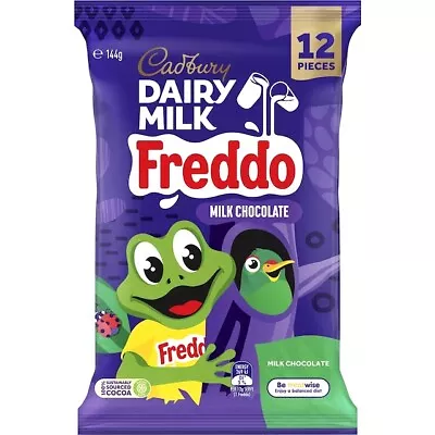 Cadbury Dairy Milk Freddo Chocolate Share Pack 12 Pack • $12.90