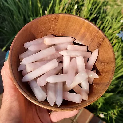 Pink Rose Quartz Crystal Cute Mini Points • $0.99