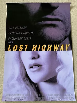 Lost Highway Poster 27x40 David Lynch Twin Peaks Mulholland Drive Blue Velvet • $19.99