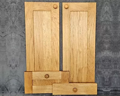 Bespoke Solid Oak Kitchen Cabinet Doors/Drawer Fronts For IKEA B&Q Wickes Etc. • £159.99