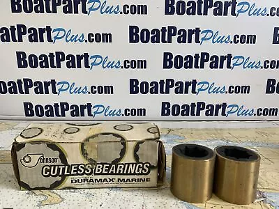 Johnson Duramax Marine Cutless Bearings 2 Pieces Cut At 2-3/8  • $35